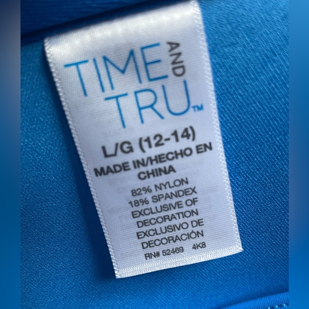 Time and Tru‎ Blue Bikini Top - Picture 4 of 4